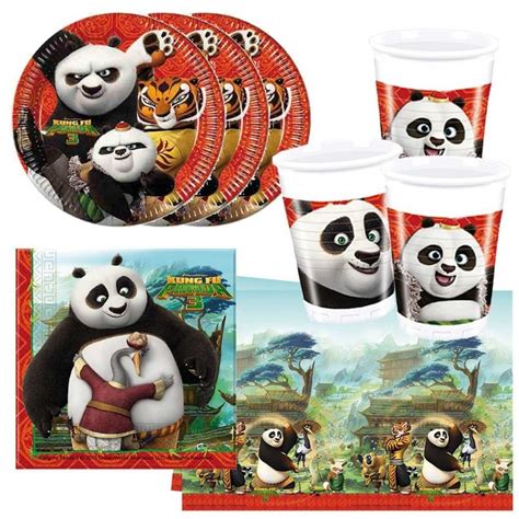 Kung Fu Panda Party Supplies Decoration Birthday Napkins Etsy
