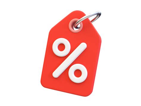 3d Minimal Sale Tags Special Offer Promotion Flash Sale Icon 3d