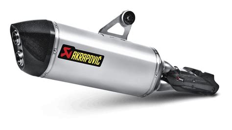 Akrapovic tail pipe set your carbon akrapovic exhaust tips sport sandblasted titanium parts blow the competition away with the stunning design of akrapovic exhaust tips Akrapovic Slip-On Exhaust BMW R1200GS / Adventure - RevZilla