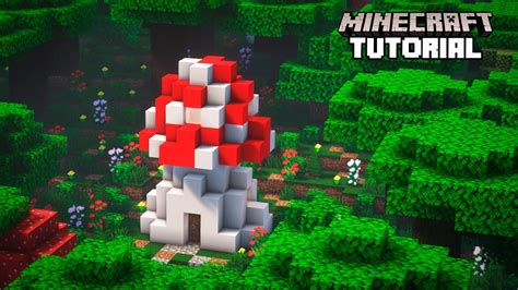 Como Construir Uma Casa Cogumelo Minecraft Tutorial Youtube