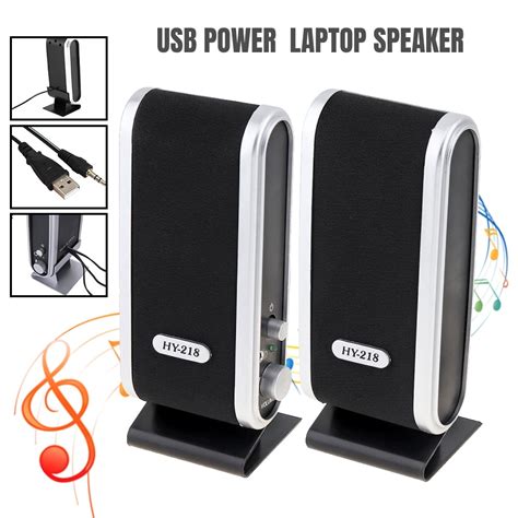 Computer Speakers Small Wired External Laptop Speakers 20 Channel
