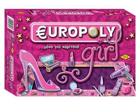 Επιτραπέζιο παιχνίδι μόνο για κορίτσια €UROPOLY Girl - ΕΠΑ ...