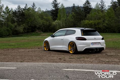 Vw Scirocco R Slammed On Vossen Wheels Autoevolution