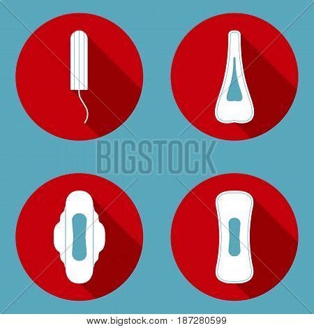Set Menstruation Vector Photo Free Trial Bigstock