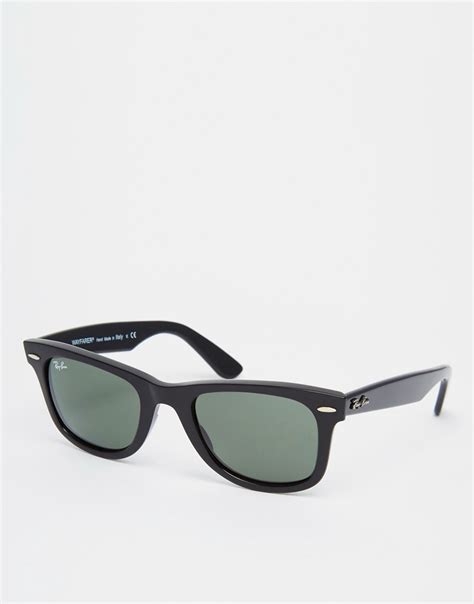Lyst Ray Ban Wayfarer Sunglasses 0rb2140 901 47 In Black For Men