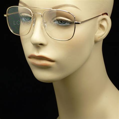 clear lens aviator glasses frames metal retro vintage style square new aviator glasses frames