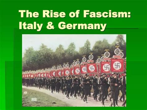 Ppt The Rise Of Fascism Italy And Germany Powerpoint Presentation Id