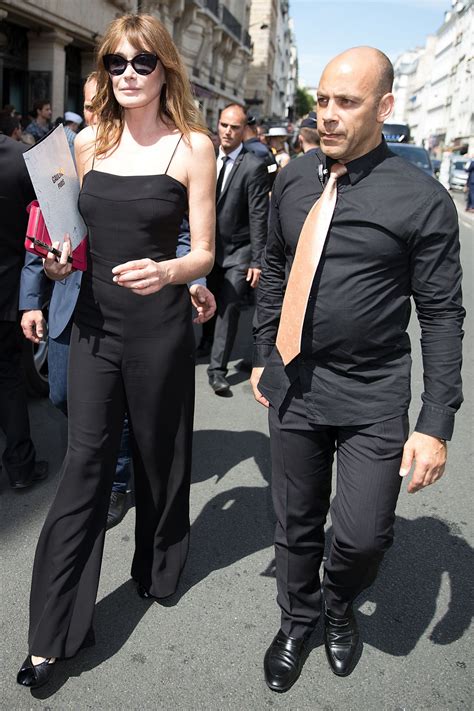 She has been married to nicolas sarkozy since february 2, 2008. CARLA BRUNI Leaves Jean Paul Gaultier Fashion Show at ...
