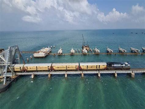 New Pamban Bridge Know About Indias First Vertical Lift Railway Sea