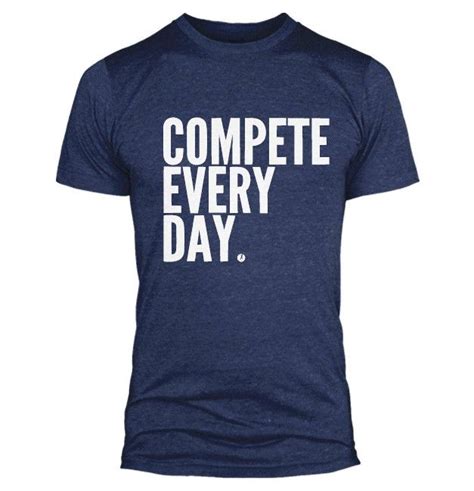 Compete Every Day Classic Shirt Gym Clothing Brands Crossfit Shirts
