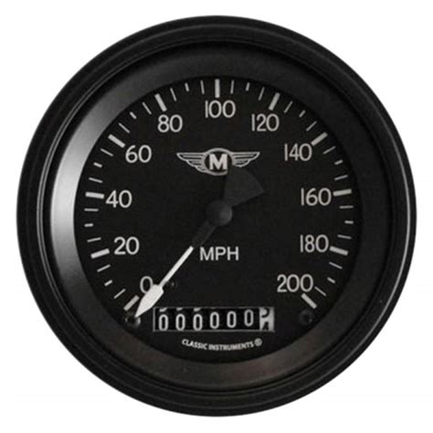Classic Instruments Ma57blf Moal Bomber Series 3 38 Speedometer