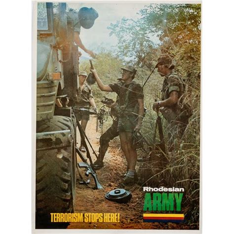 Rhodesian Army Poster