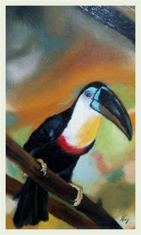 Toucan Oils On Canvas By Naz Painting Oil On Canvas Art Studio