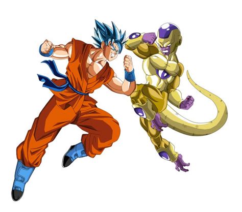 Goku Vs Golden Freezer By Naironkr On Deviantart Goku Vs Freeza
