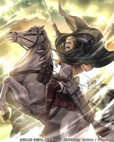 Erwin Smith Official Arts In Uniform Attack On Titan Attack On