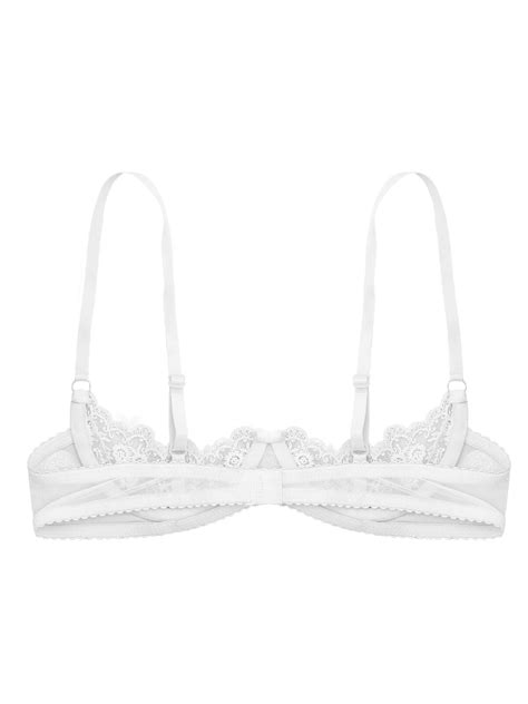 women s 1 4 cups bra floral lace camisole bralette push up bra tops lingerie ebay