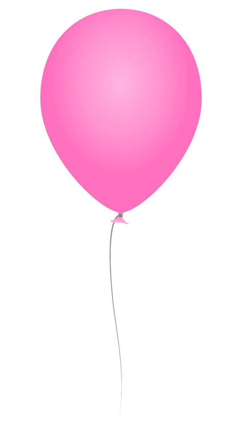 Globo Rosa Vector PNG PNG Mart