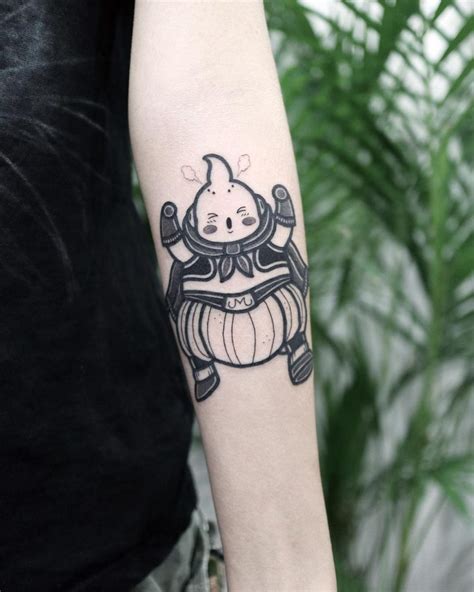 This collection of the 10 best dragon ball tattoos features some amazing artwork inspired by dragon ball. Majin buu tattoo - Tattoogrid.net