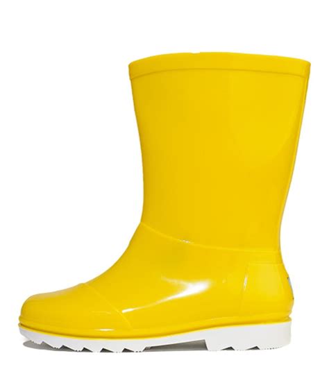 Kids Toms Rain Boot Yellow Pvc