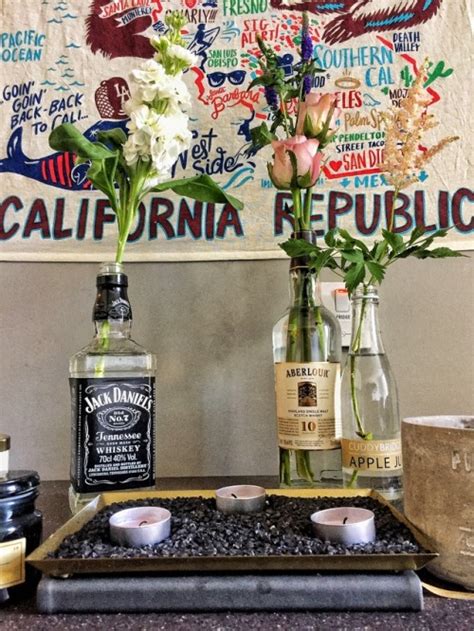In the middle of jack daniel's glass. jack daniels vase | Tumblr
