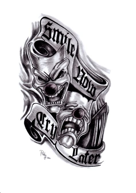 Smile Now Cry Later Tattoo By Paty47 On Deviantart Latest Tattoos