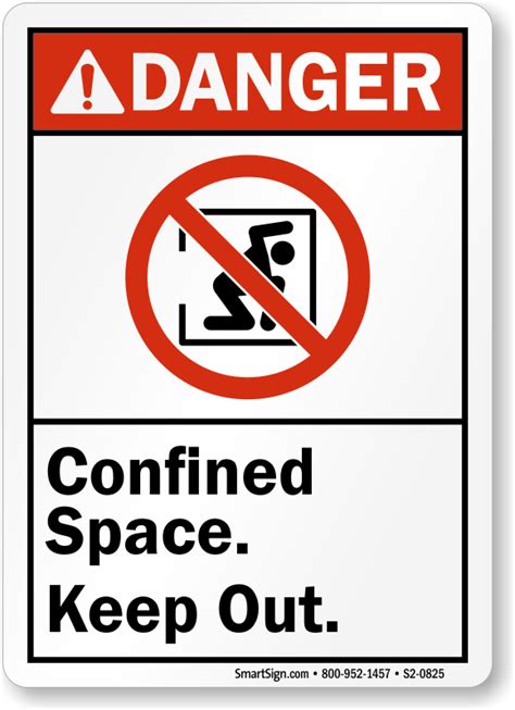 Free Printable Confined Space Signs
