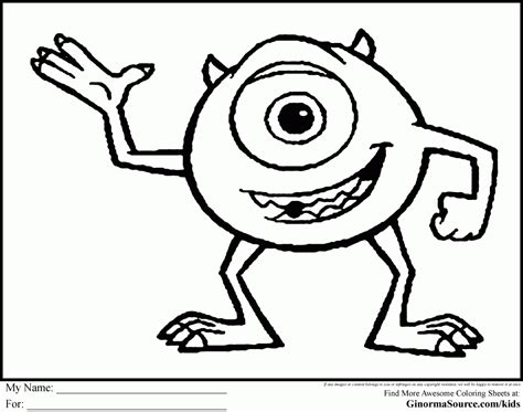 Check it out and have fun. monsters inc coloring pages | Free Printable Online ...