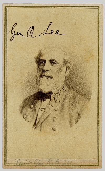General Robert Edward Lee 1807 1870 Csa
