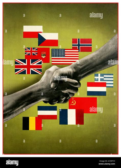 Flags World War Two Allies Hi Res Stock Photography And Images Alamy