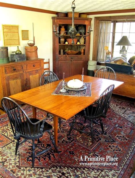 Primitives Colonial Dining Room Country Dining Rooms Primitive