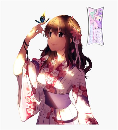 Clip Art Cute Anime Girl And Cute Anime Girls In Kimono