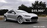 Price Of A Tesla Electric Car Pictures