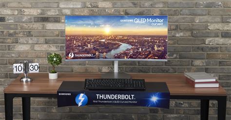 Samsung Electronics Launches Worlds First Thunderbolt 3 Qled Curved