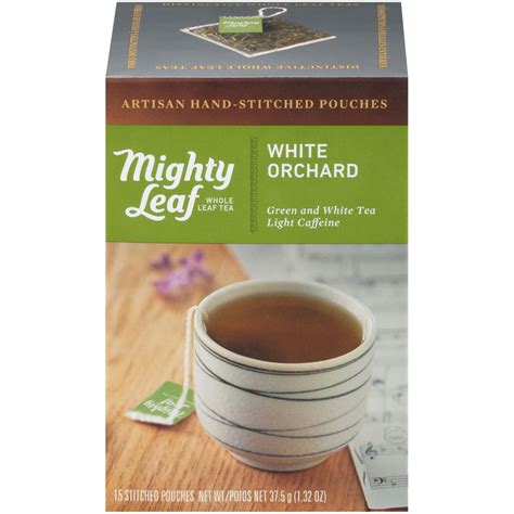 Mighty Leaf Tea White Orchard Green And White Tea 15 Tea Bags