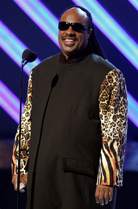 Despite losing his sight at a young age, stevie wonder went on to become one of the most celebrated soul songwriters of the late 20th century. Stevie Wonder was all smiles while presenting an award ...