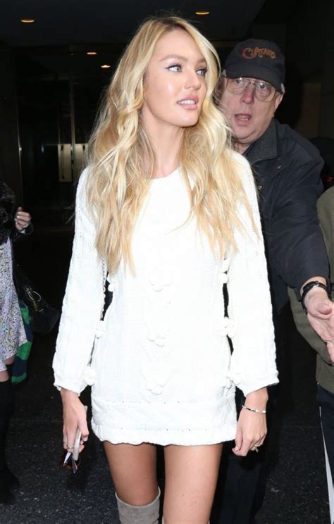 Candice Swanepoel Arrives At The Today Show In New York 12072015