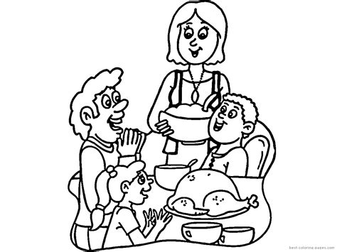 You've stumbled upon the right place. Dinner Table Coloring Page at GetColorings.com | Free ...