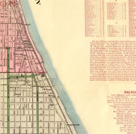 Old Map Of Chicago 1886 Vintage Map Wall Map Print Vintage Maps And