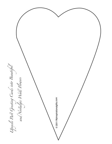 Long Heart Template For Wall Hanging By Judy Mabardy Pdf Long Heart