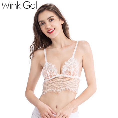 2018 Wink Gal New Fashion Summer Sexy Women Bralette Hollowed Out