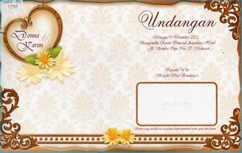 Download Desain Undangan Pernikahan Siap Edit Erba 88140 Membuat