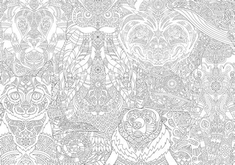 Hardest Coloring Pages In The World Difficult Abstract Coloring Pages