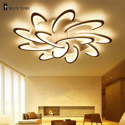 Recessed lighting and led strips are a modern and elegant, supplementary lighting that doesn't take up space like more traditional lighting fixtures do. Modern Acrylic Design Ceiling Lights Bedroom Living Room Ceiling Lamp LED Home Lighting ceiling ...