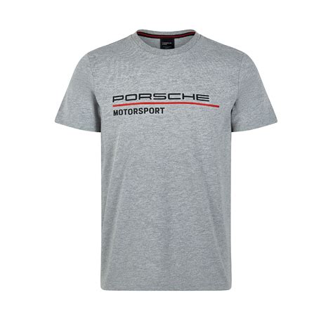 Porsche Porsche Motorsport Mens Gray T Shirt L