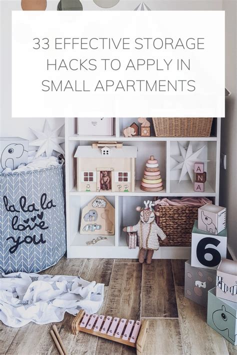 33 Effective Storage Hacks To Apply In Your Small Apartment