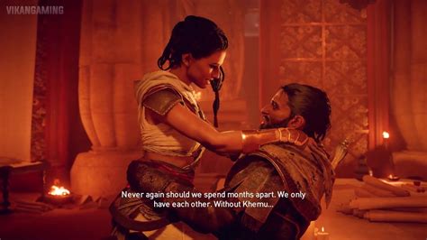 Assassin S Creed Origins Hot Kissing Romantic Scene Ac Origins Kiss