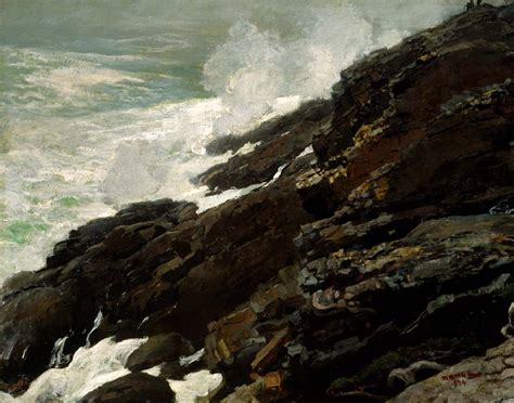 Ordinary Finds — Winslow Homer High Cliff Coast Of Maine 1894