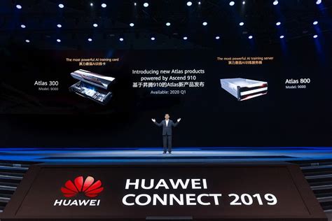 Huawei เปิดตัว Ascend 910 หน่วยประมวลผล Ai ของตัวเอง Atlas คลัสเตอร์