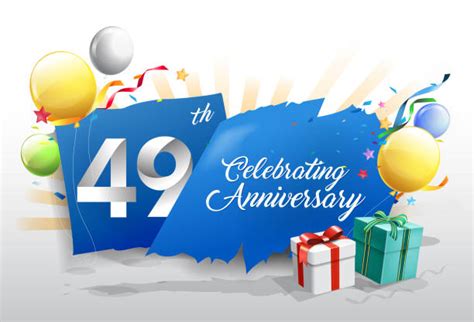 49th Birthday Backgrounds Illustrations Royalty Free Vector Graphics