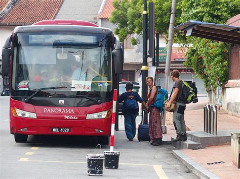 The malacca sentral bus terminal has the latest waiting point with advanced bus counters. 旧市街からマラッカセントラルへ向かうバス停 Bus stop to the Melaka Sentral ...